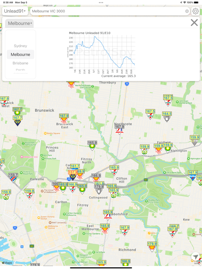 Petrol Spy Australia Screenshot